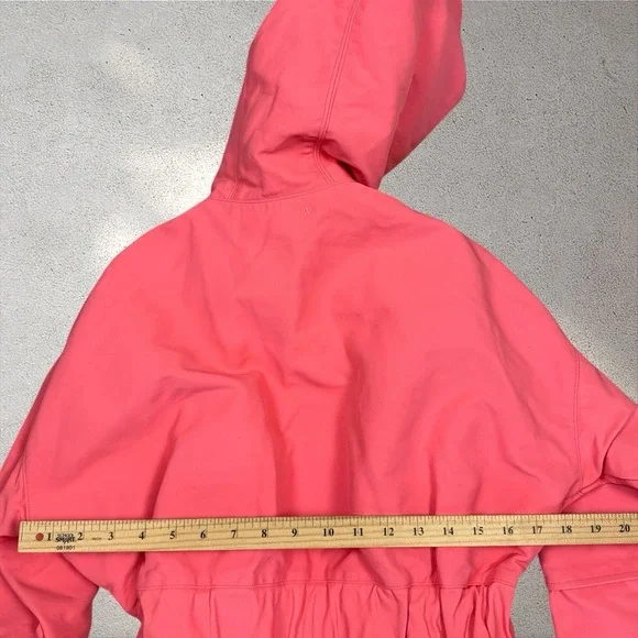 Opening Ceremony Peplum Rain Windbreaker Soft Shell Jacket Coat Sz L